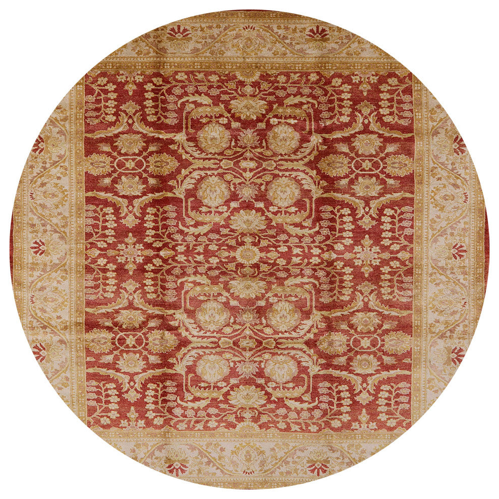 Ahgly Company Indoor Round Mid-Century Modern Area Rugs, 5' Round
