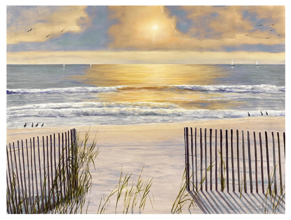 "Beach Light" Digital Paper Print by Diane Romanello, 42"x32"