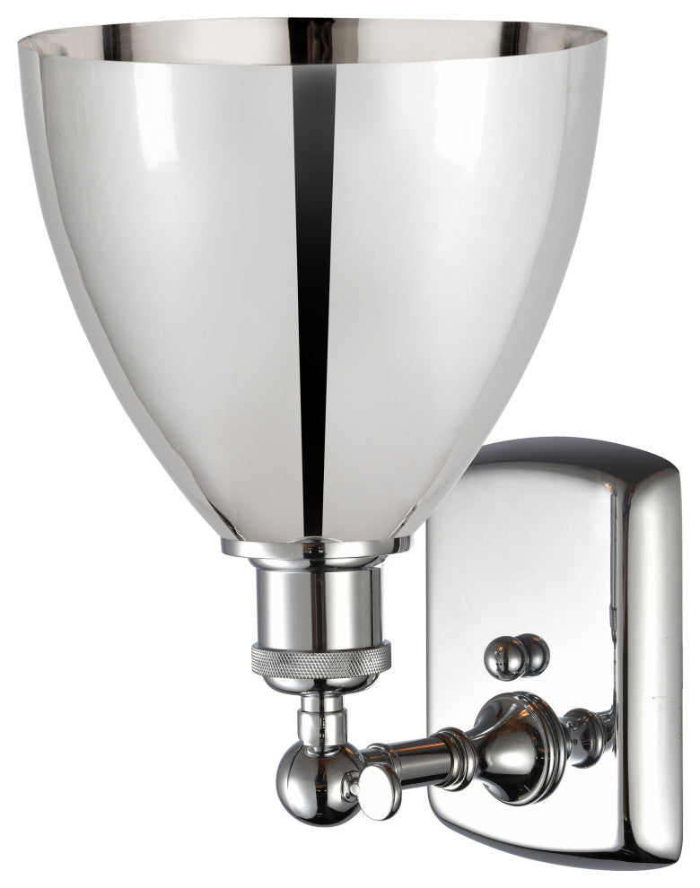 Ballston Dome Sconce, Polished Chrome