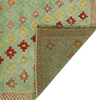 Balochi Beric Light Green/Gold Rug, 4'9x6'6