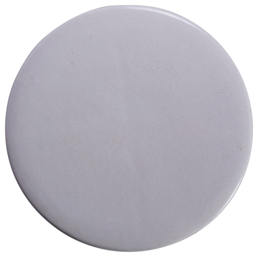 Bowness Round Ceramic Patio Accent Table