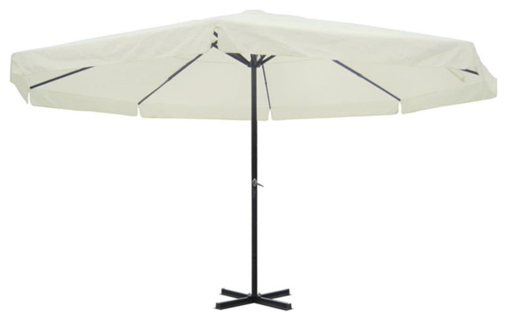 16' Parasol White Aluminum