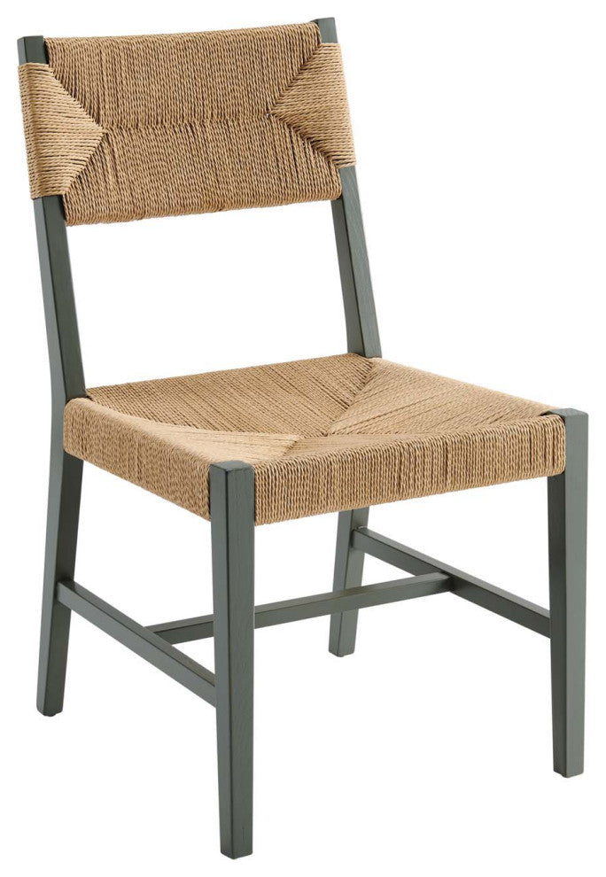 Bodie Wood Dining Chair, Light Gray Natural