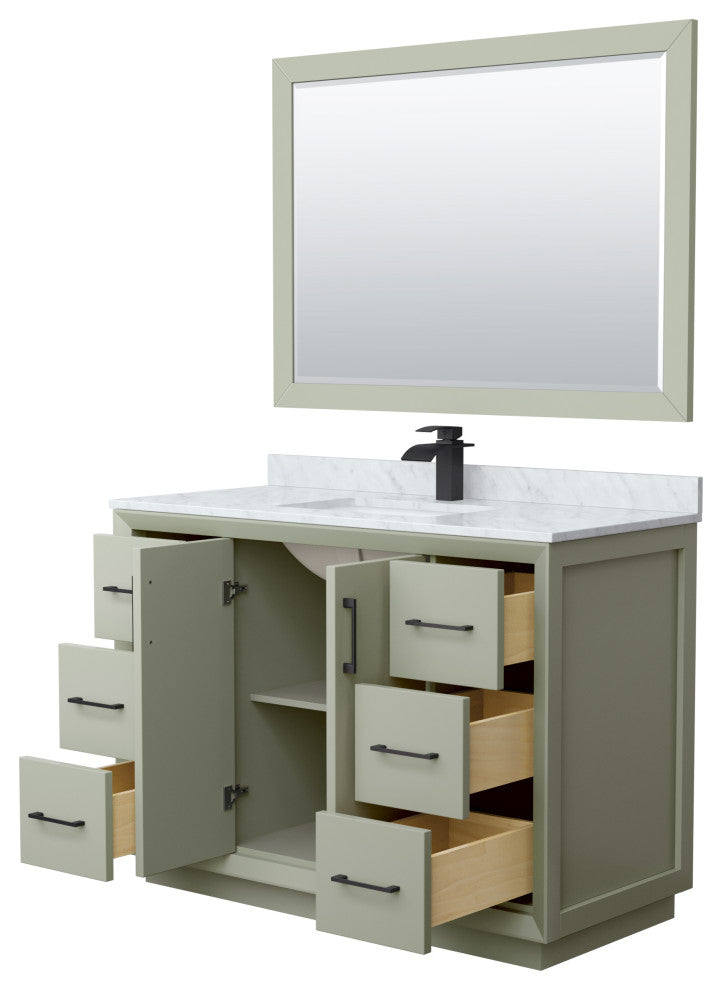 Wyndham WCF414148SLBCMUNSM46 Strada 48" Single Bathroom Vanity in Light Green