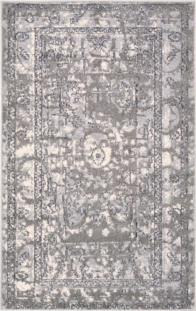 Rug Unique Loom La Jolla Gray Rectangular 3' 3 x 5' 3