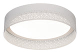 Ash LED Flush Mount, White, 16"