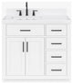 Ariel T036SLCQRVO Hepburn 36" - White