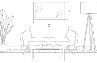 LaRue Framed Wall Mirror, Chrome, 20" X 36"