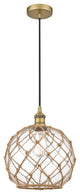 Innovations 616-1P-BB-G122-10RB-LED 1-Light Mini Pendant, Brushed Brass