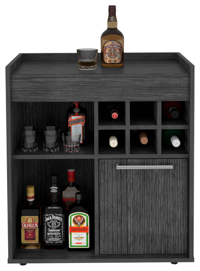 Bar Cabinet Dext, Living Room, Light Gray