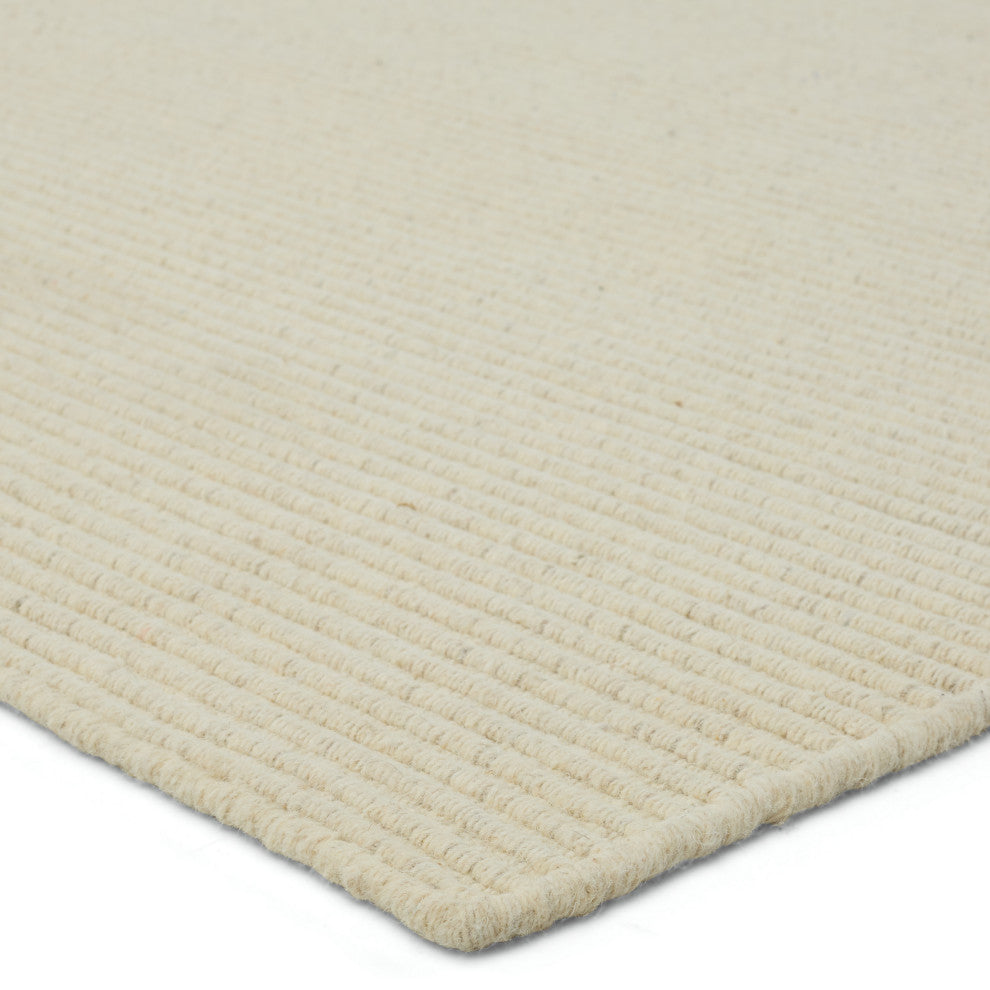 Jaipur Living Shyre Handmade Solid Cream Area Rug 6'X9'