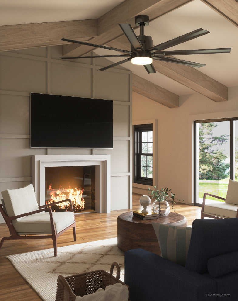 Luxury Urban Loft Ceiling Fan, Olde Bronze, UHP9053, Chatham Collection