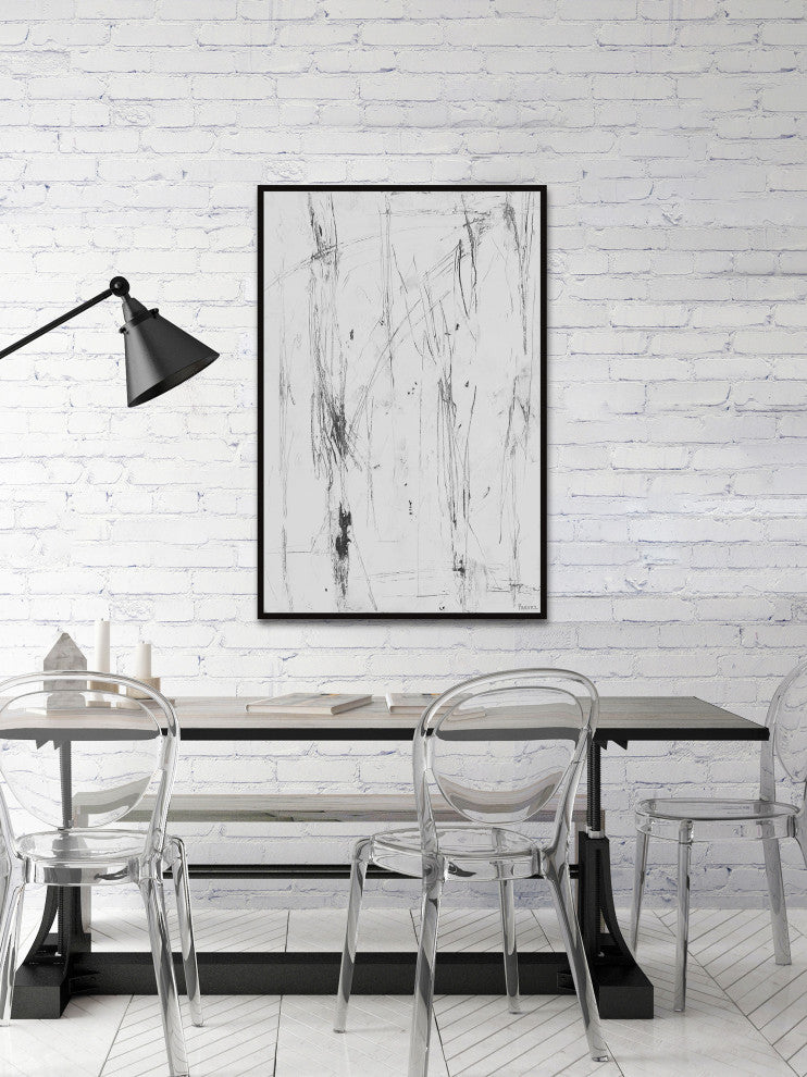 "Fountain of Wisdom" Floater Framed Painting Print on Canvas, 40x60