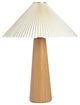 Nora Table Lamp-Light Oak