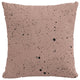 18" Decorative Pillow, Polyester Insert, Splatter Mauve