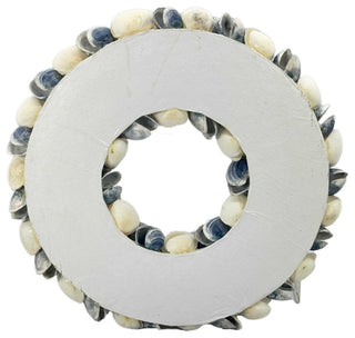 Nautical Seashell Wreath, Dark Blue