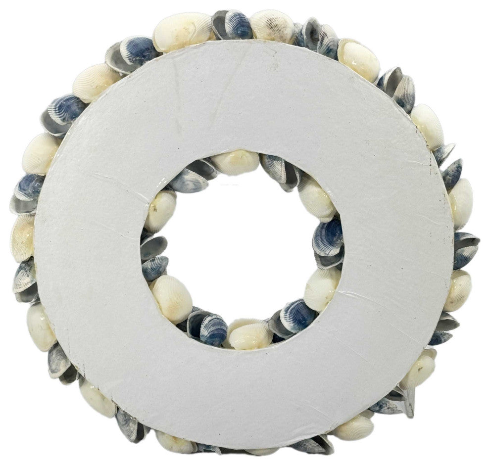 Nautical Seashell Wreath, Dark Blue