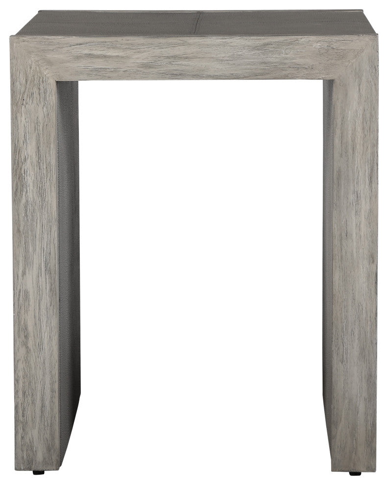 Uttermost Aerina Modern Gray End Table