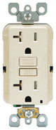 Leviton Self Test GFCI Receptacle, Light Almond, 20 Amp