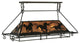 48"L Wild Horses Oblong Pot Rack