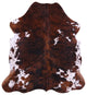 6' 6" X 6' 1" Natural Cowhide Rug C2361