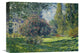 "Le Parc Monceau Paris" Stretched Canvas Giclee by Claude Monet, 16"x12"