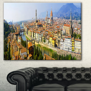 "Florence Panoramic View" Canvas Print