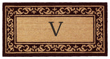 Kendall Monogram Doormat, 3'x6', V