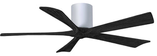 Matthews Fan, Irene-5H Ceiling Fan, Gloss White, 52", Matte Black