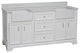 Zelda 72" Bathroom Vanity, White, Engineered Carrara