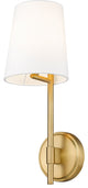 Zlite 816-1S-OBR 1-Light Wall Sconce, White