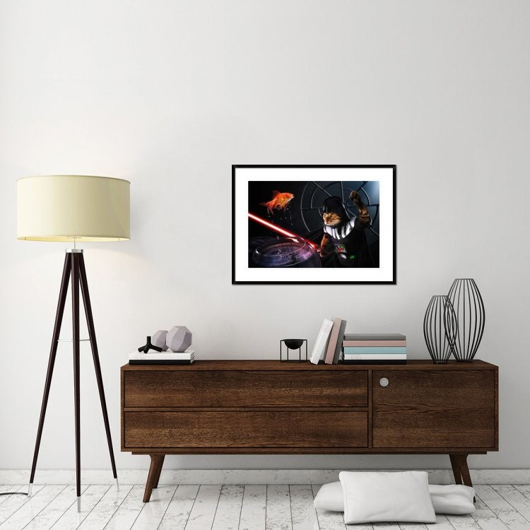 "Darth Sushi" Framed Digital Print by Christophe Kiciak, 38"x28"