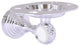 Pacific Grove Twisted Tumbler and Toothbrush Holder, Polished Chrome