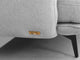 Divani Casa Dounie Light Gray Fabric Sofa