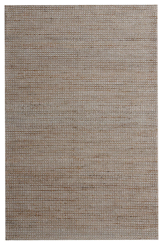 Crest Beige/Natural Rustic Striped Handmade Jute/Wool Blend Area Rug, 8' x 10'