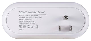Smart Dual Plug WiFi Remote App Control for Lights and Appliances