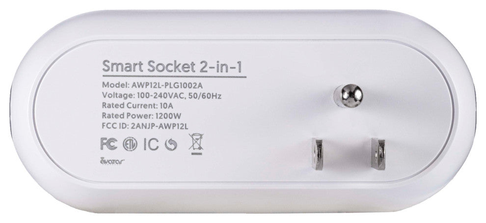 Smart Dual Plug WiFi Remote App Control for Lights and Appliances
