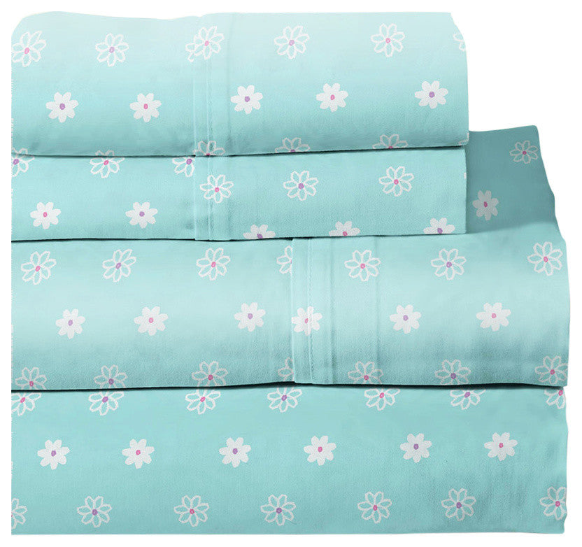 Lullaby Bedding Printed Sheet Set, Butterfly Garden, Twin