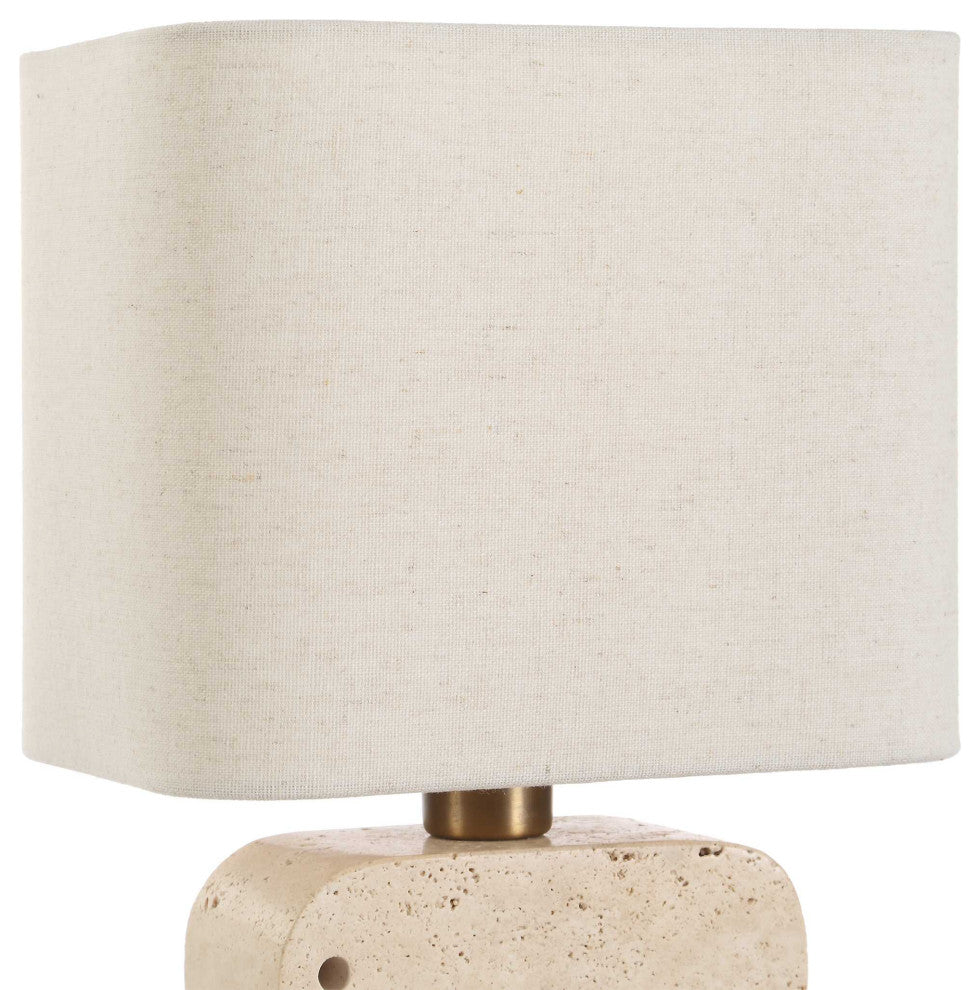 Uttermost Tusk Travertine Accent Lamp