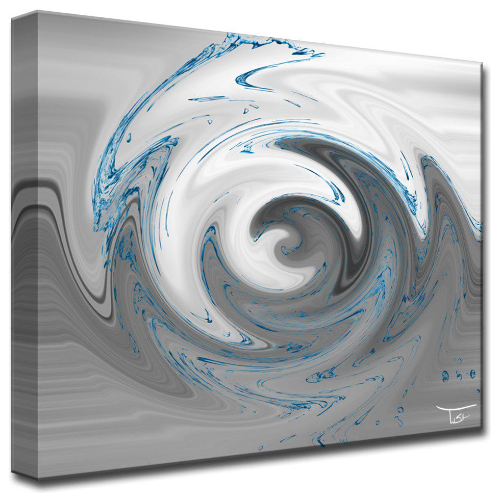 Ready2Hangart ''Aqueous Trance Xxiii'' By Tristan Scott Canvas Art, 12" Hx16
