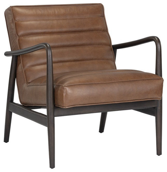 Lyric Lounge Chair, Vintage Caramel Leather