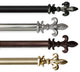 Silas 1" Diameter Curtain Rod, Bronze, 160-240"