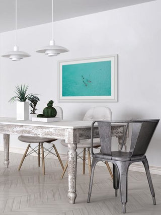 "View Caeruleum" Framed Painting Print, 30"x20"