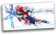 "Skiing Down Hill Race" Canvas Painting