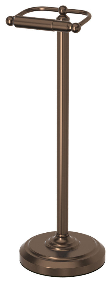 Floor Standing Toilet Paper Holder, Bronze