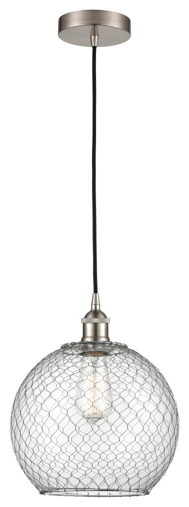 Innovations 616-1P-SN-G122-10CSN 1 Light Pendant, Brushed Satin Nickel