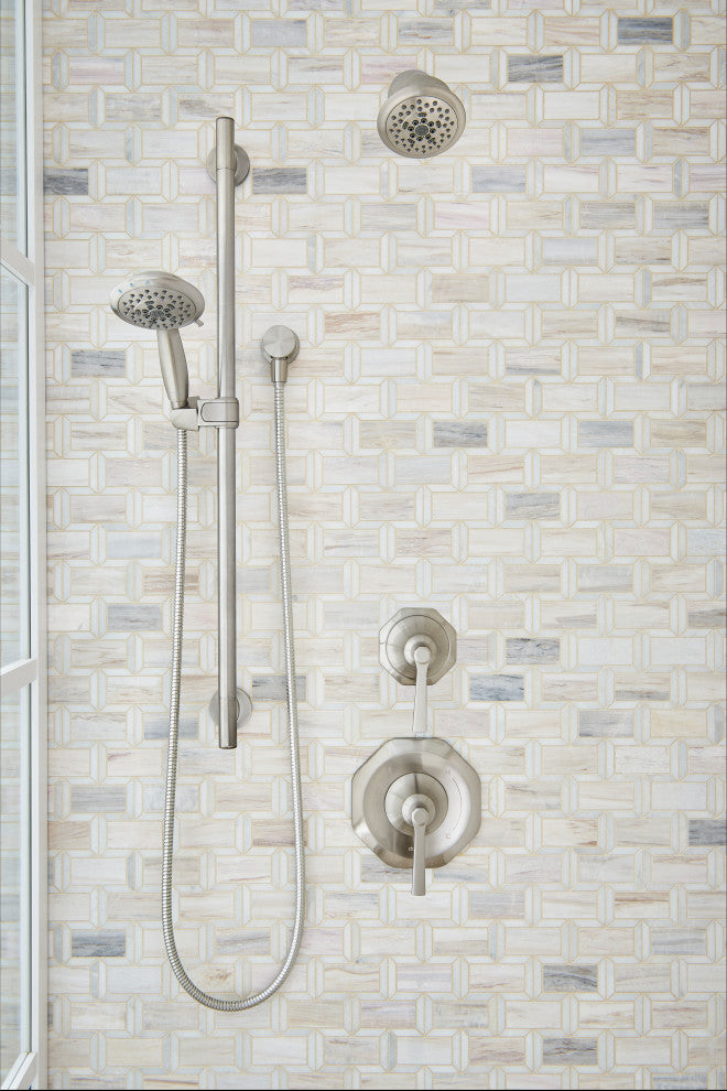 Draper Single Handle Trim Kit for for Diverter Valves Brushed Nickel