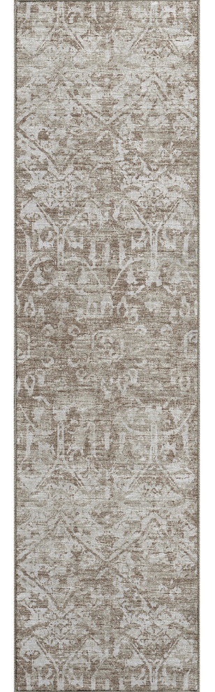 Aberdeen AB1 Mushroom 2'3" x 7'6" Runner Rug