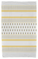 30x60" Comb Dot, Stripe Print Beach Towel, Gray