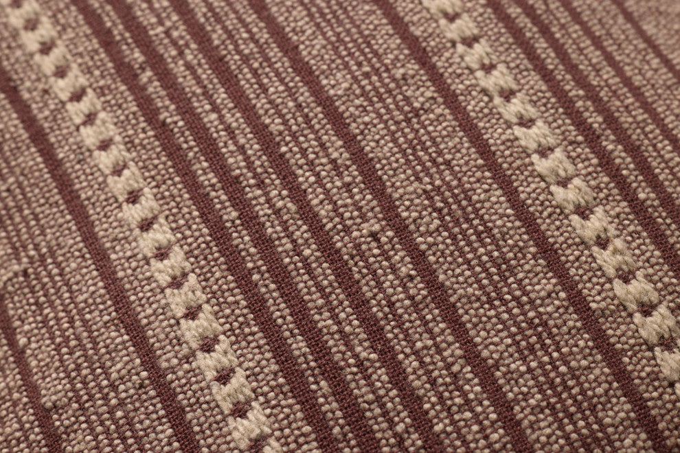 Chris Loves Julia x Loloi Howie Wine / Natural 13'' x 21'' Cover Only